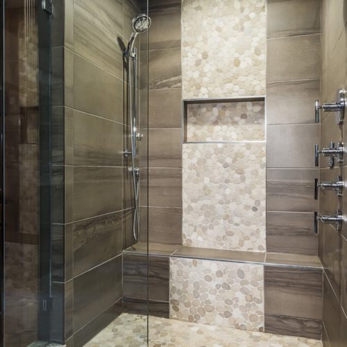 West Chicago bathroom remodel shower