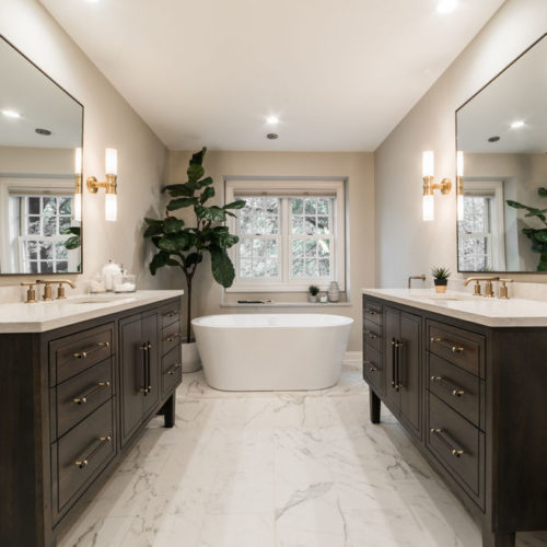 Roselle, IL Master Bath | Synergy Home Builders