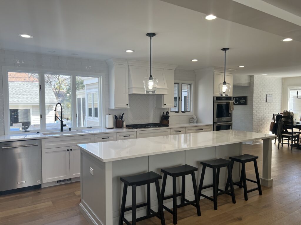 Elmhurst, IL Kitchen Before & After Synergy Home Builders
